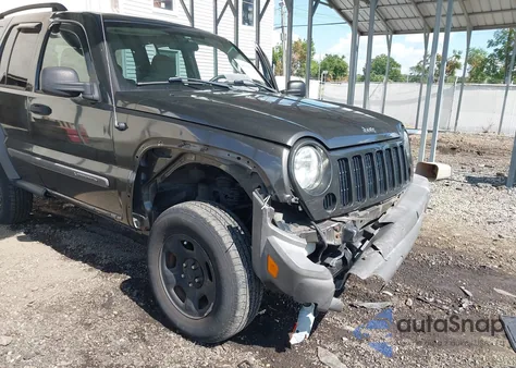 2006 Jeep Liberty Sport из США, поврежденный, VIN 1J4GL48K96W283842